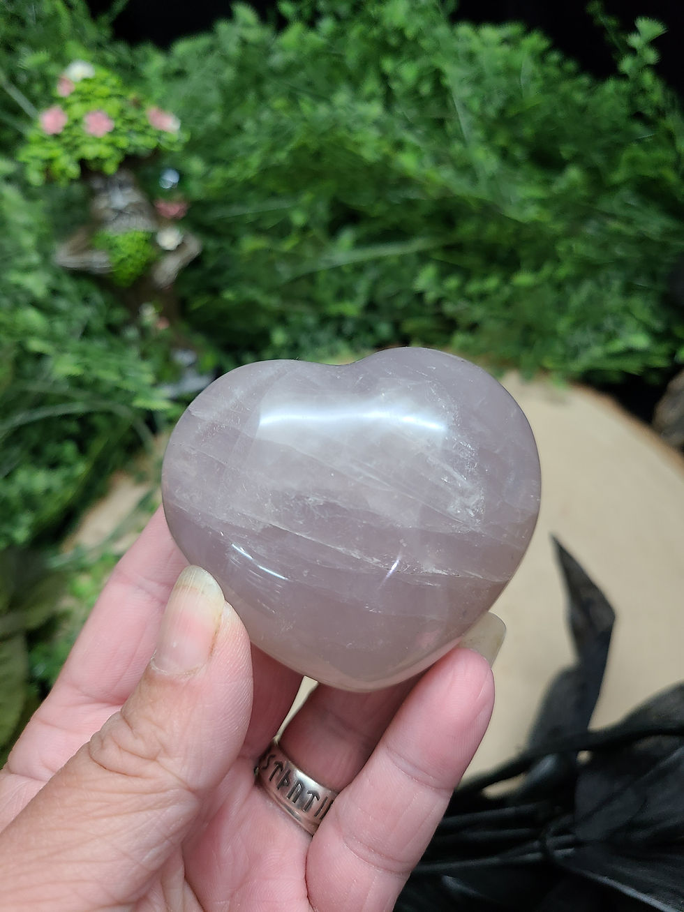 Thumbnail: Blue Rose Quartz Heart
