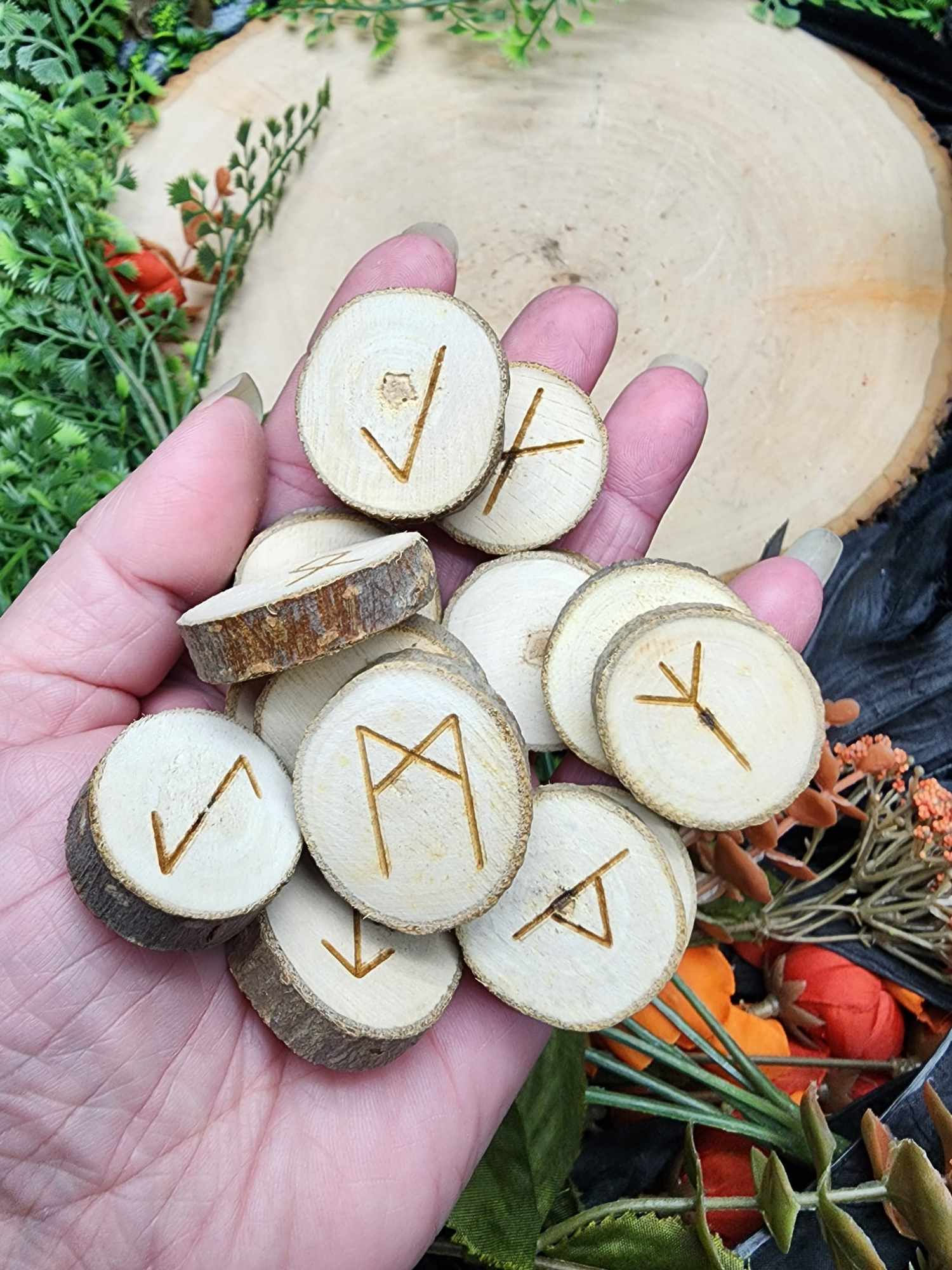Wooden Rune Set