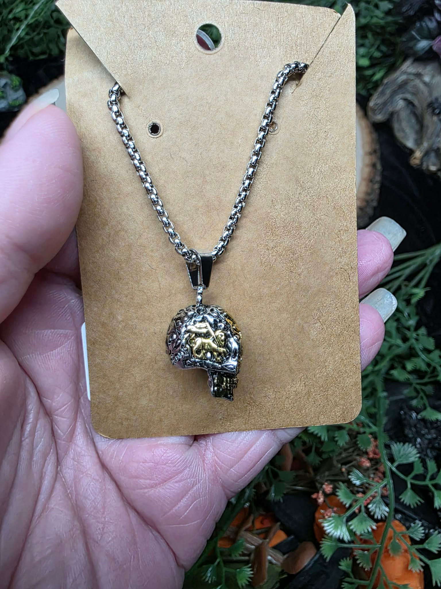 Steampunk Skull Pendant