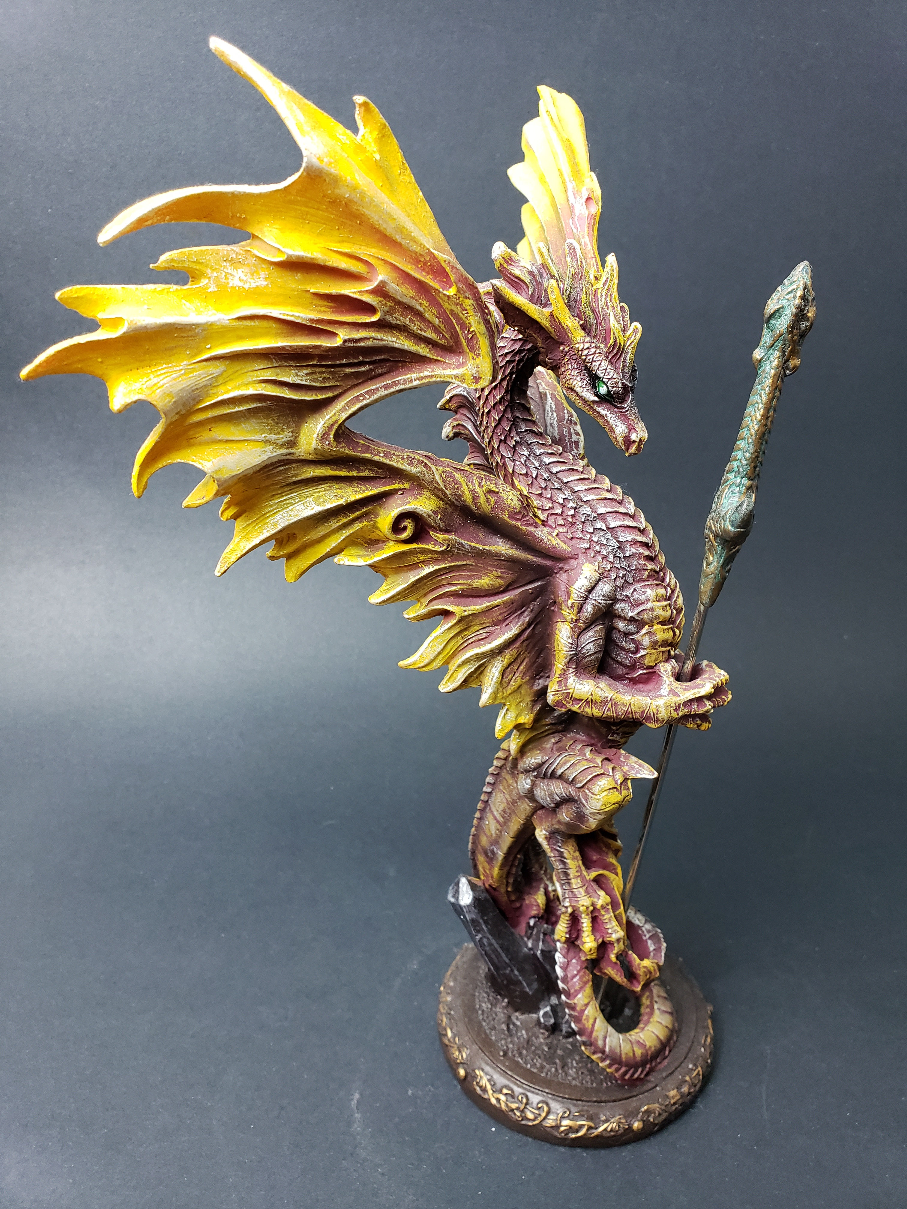 Dragon Statue with Athame