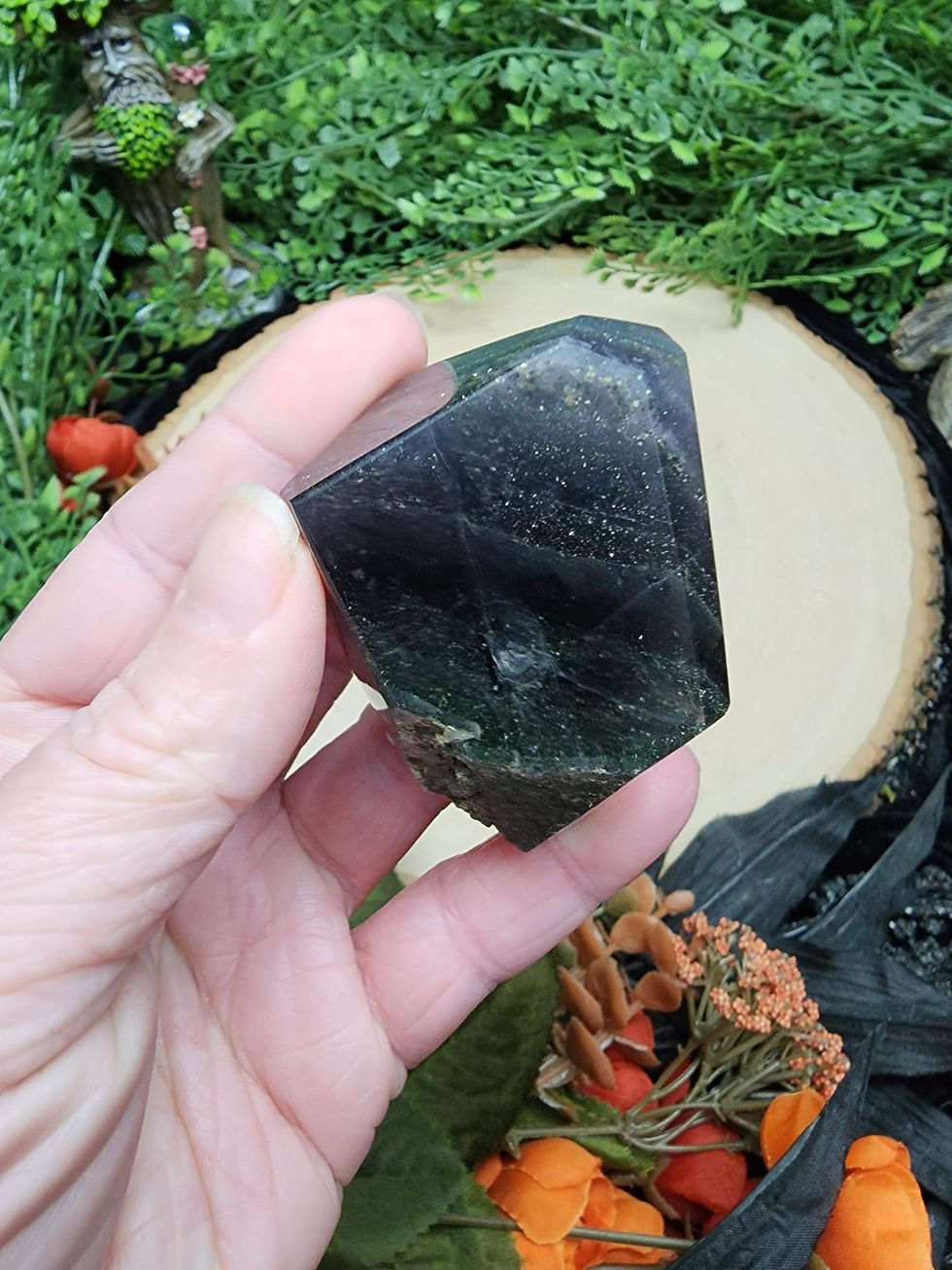 Thumbnail: Fluorite with Pyrite Freeform