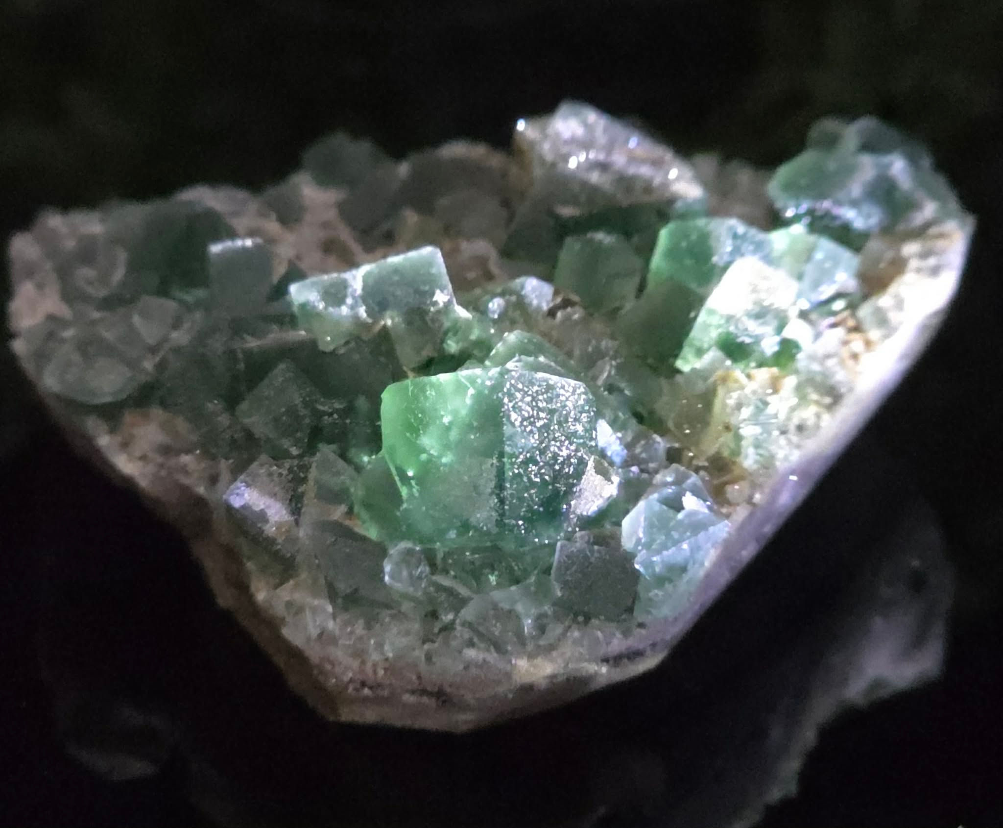 Druzy Dreams Pocket Fluorite