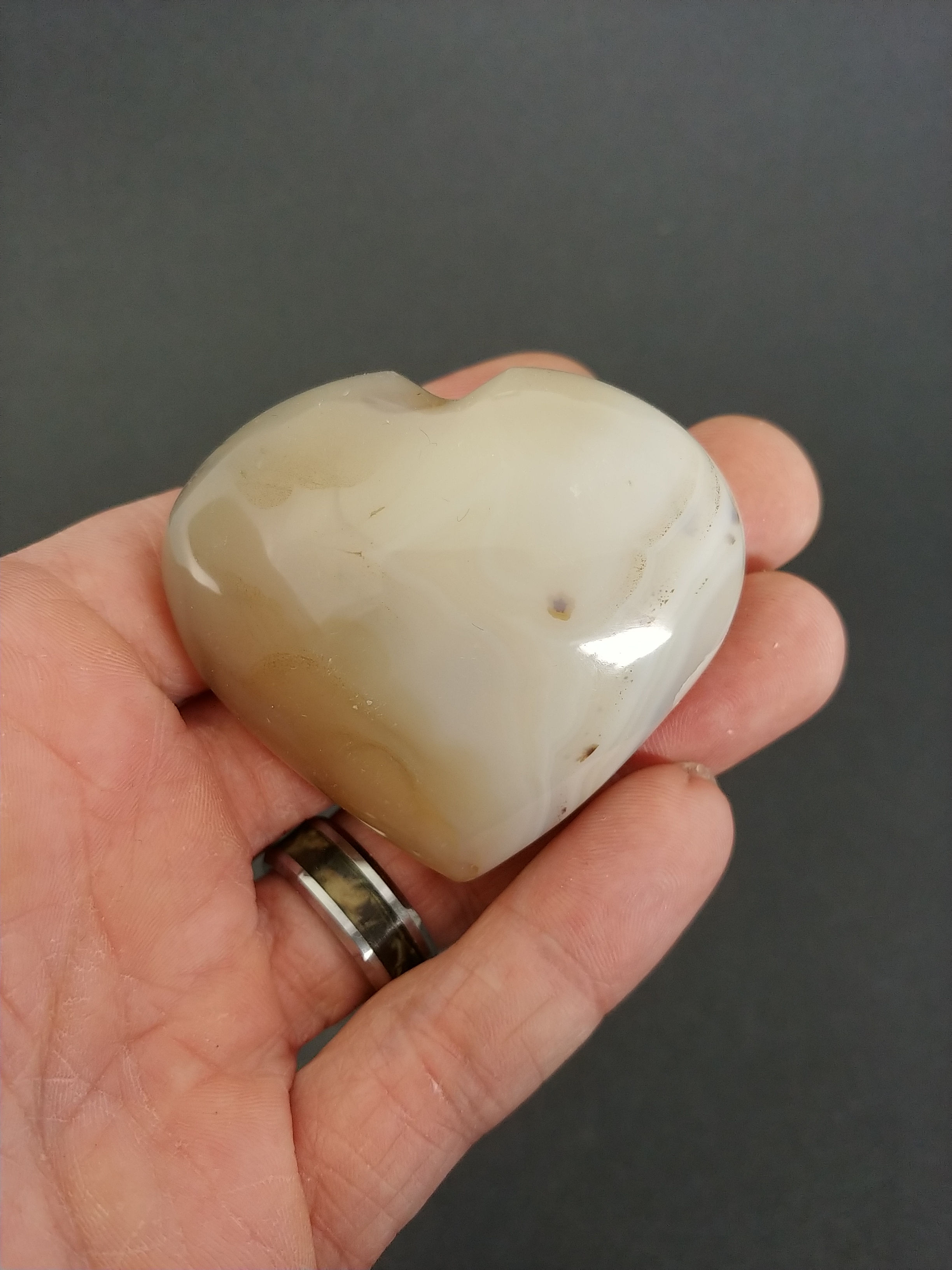 Dendritic Agate Heart