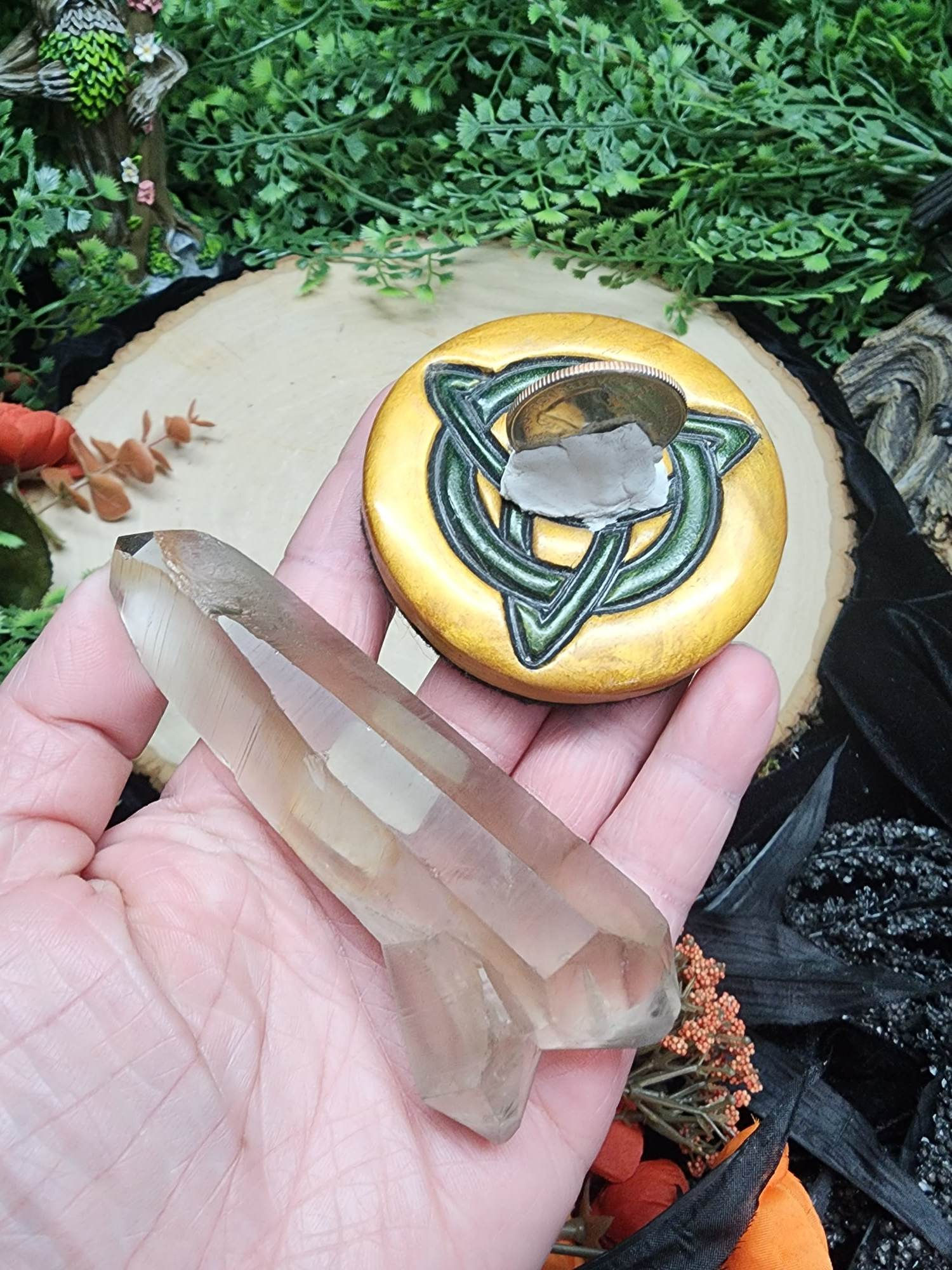 Smoky Lemurian Quartz