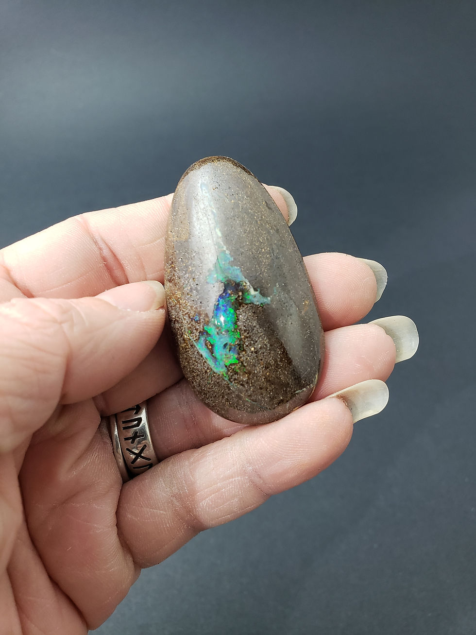 Thumbnail: Koroit Boulder Opal Cab