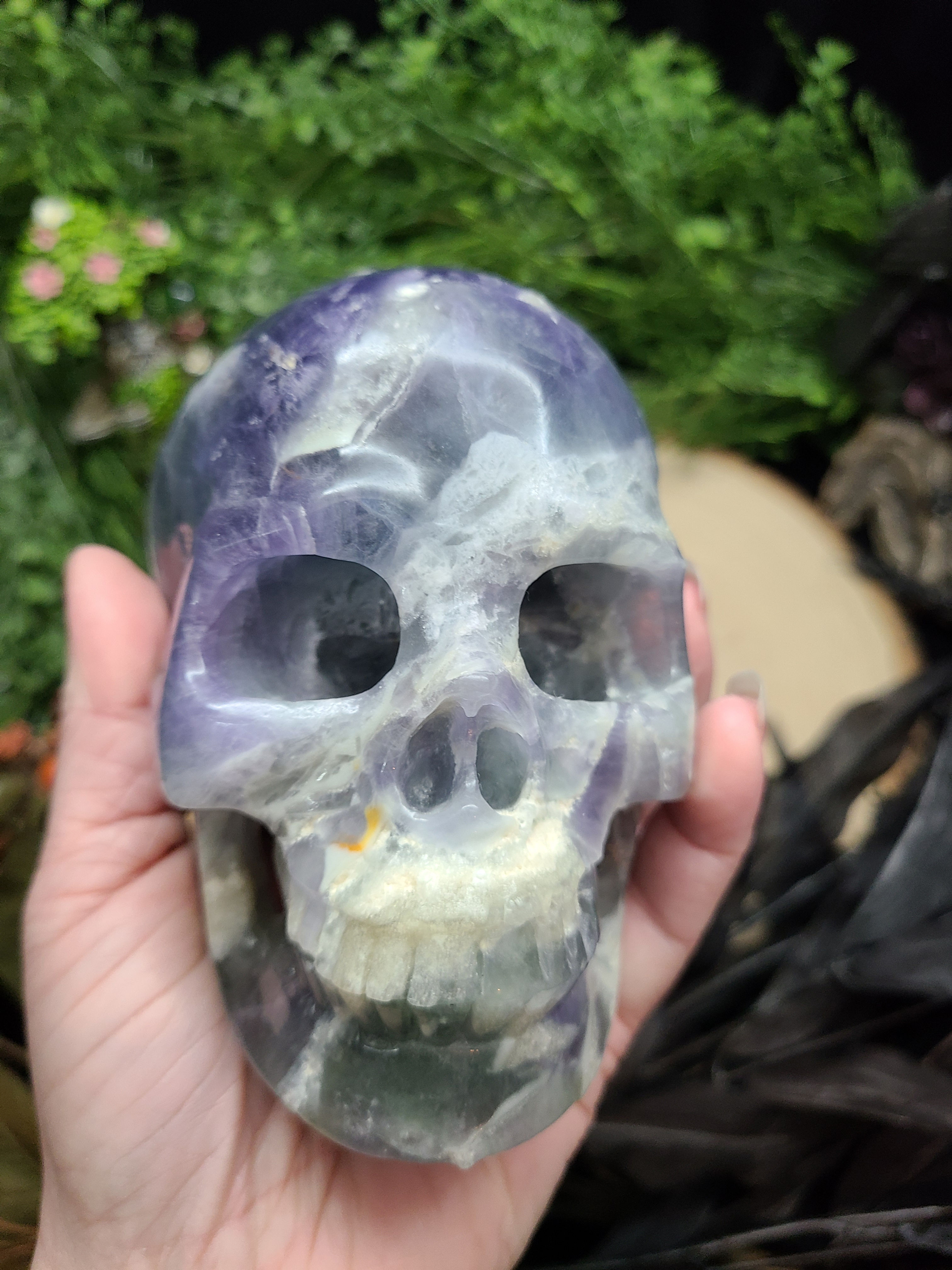 Fluorite Skull
