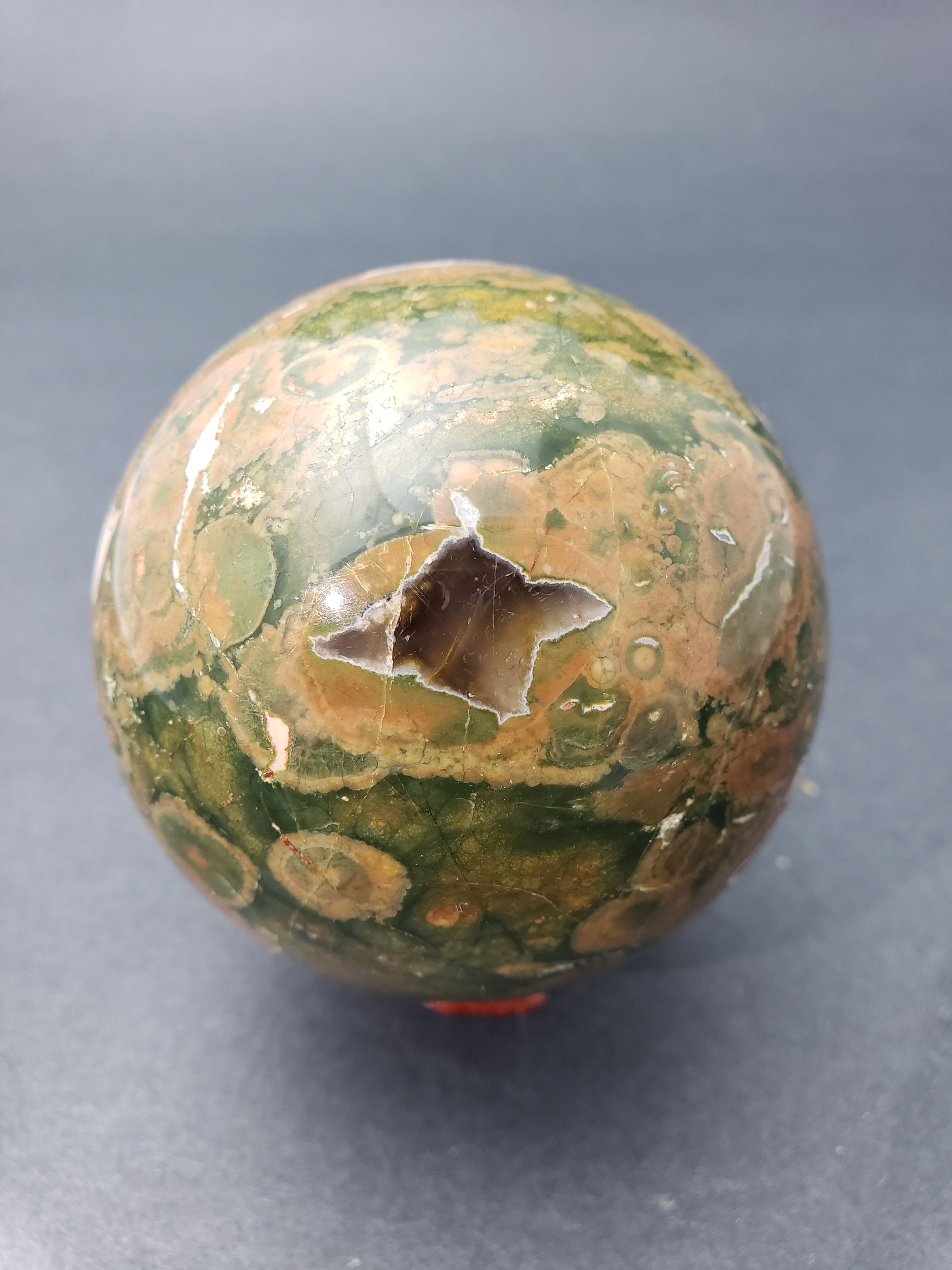 Rainforest Jasper Sphere