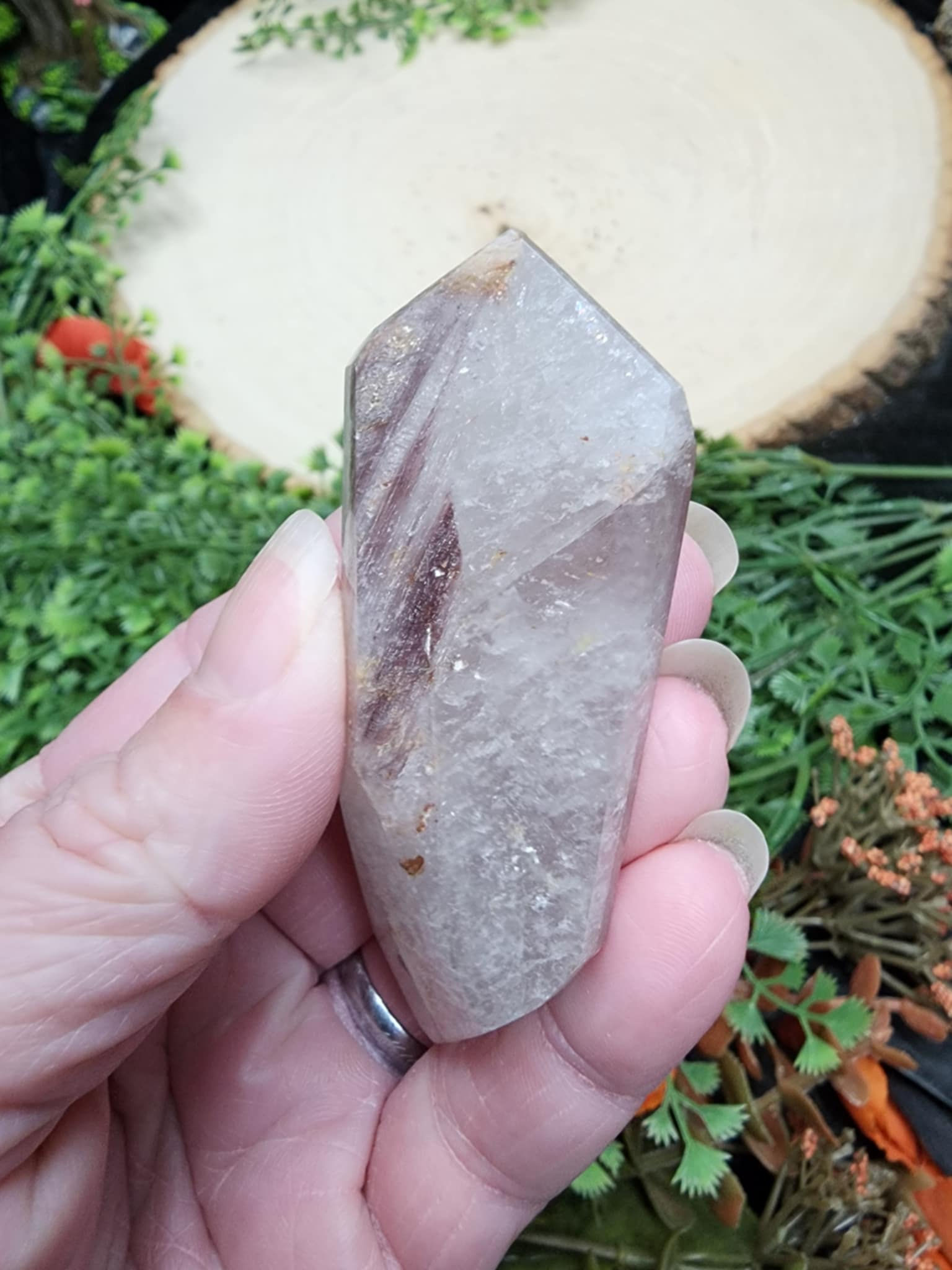 Pink Lithium Quartz Freeform