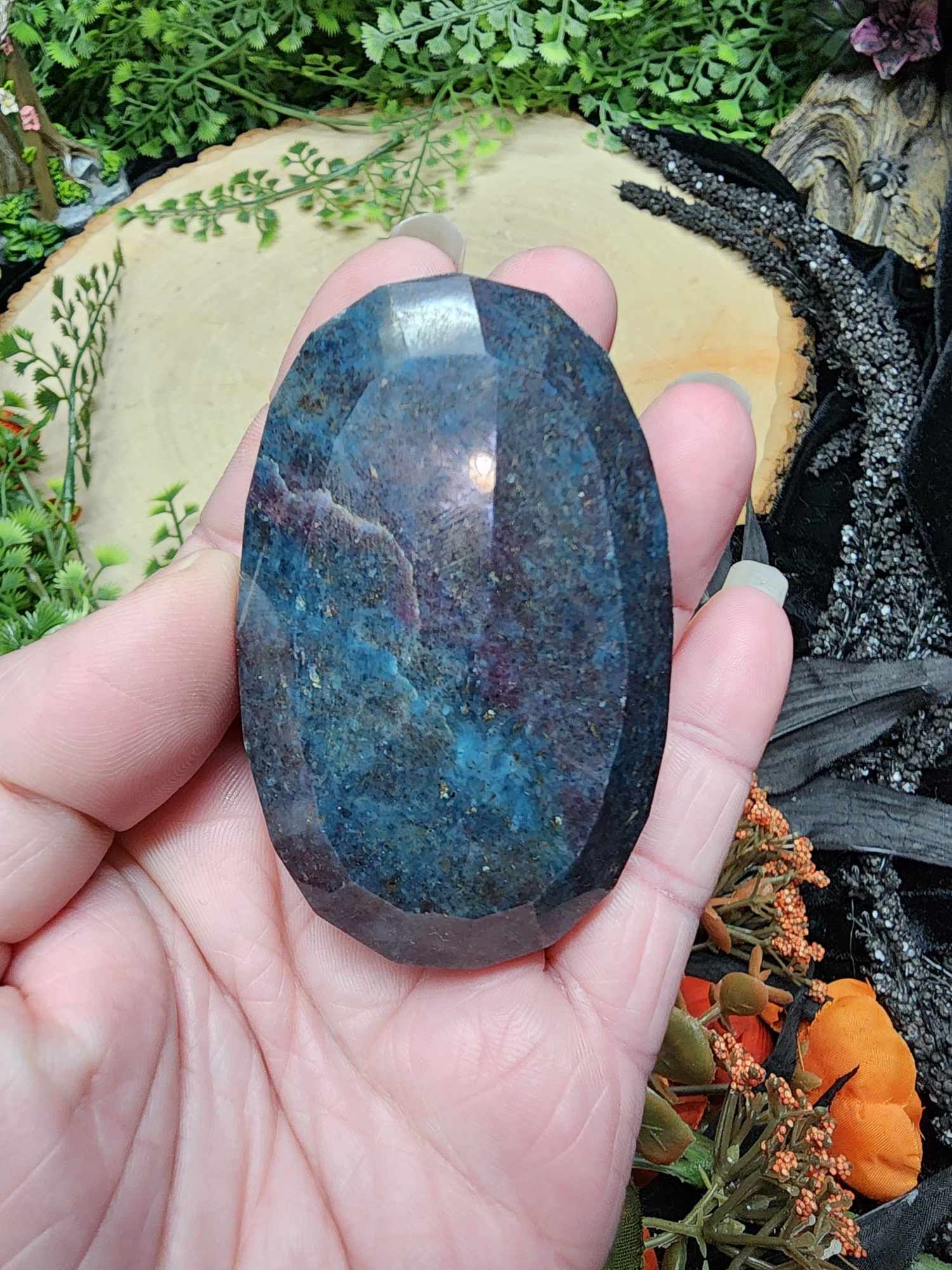 Ruby in Kyanite Facet