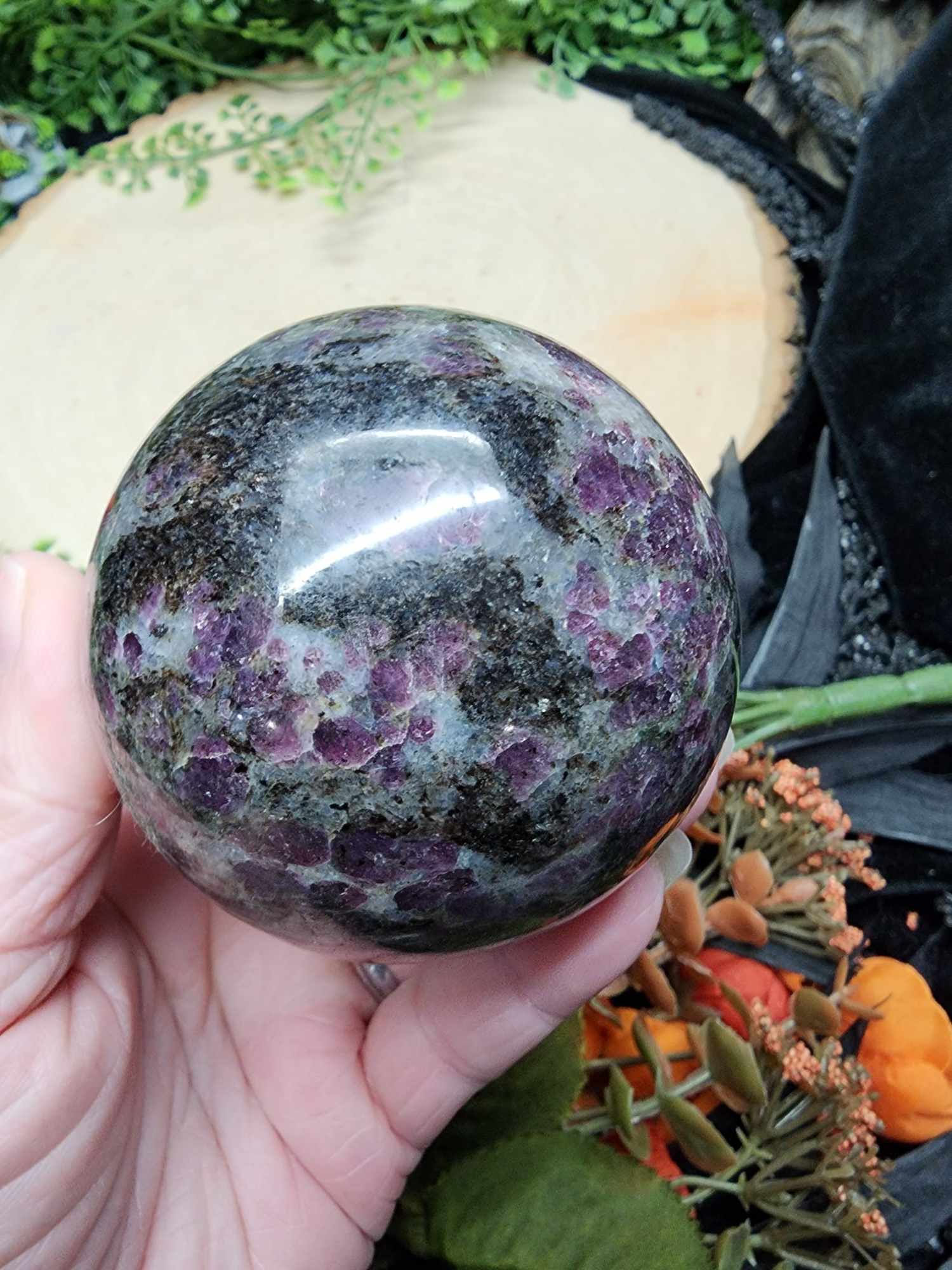 Garnet in Matrix Sphere