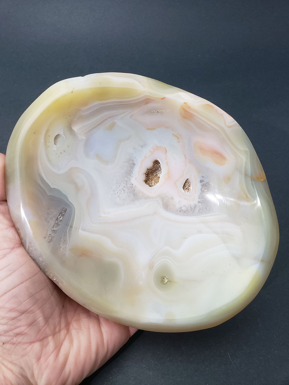 Flower Agate Bowl