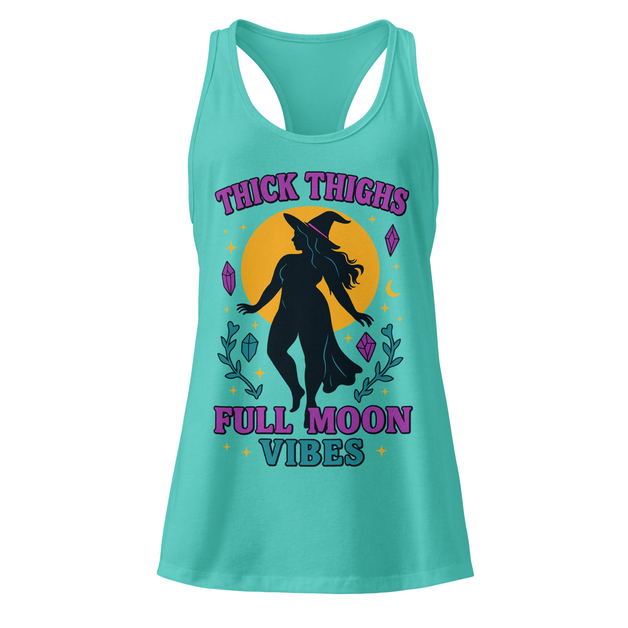 Full Moon Vibes Women’s Racerback Tank Top