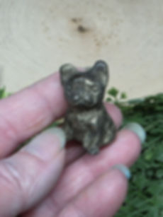 Custom Carved Frenchie Dog
