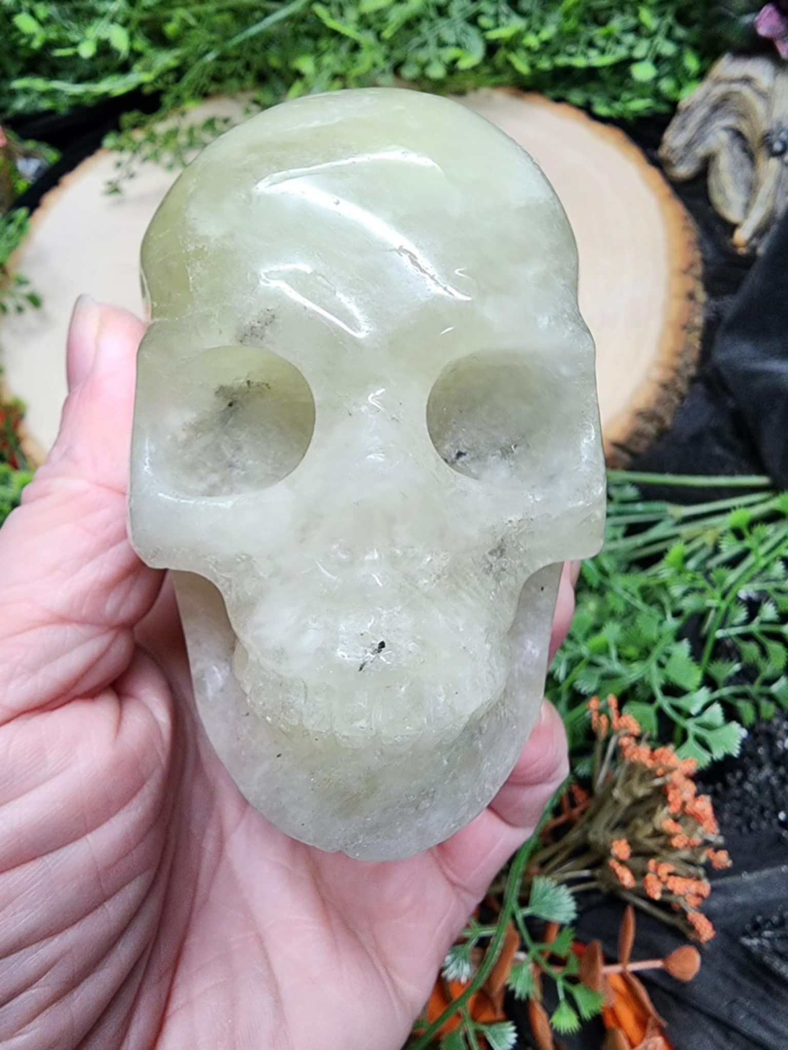 Citrine Skull