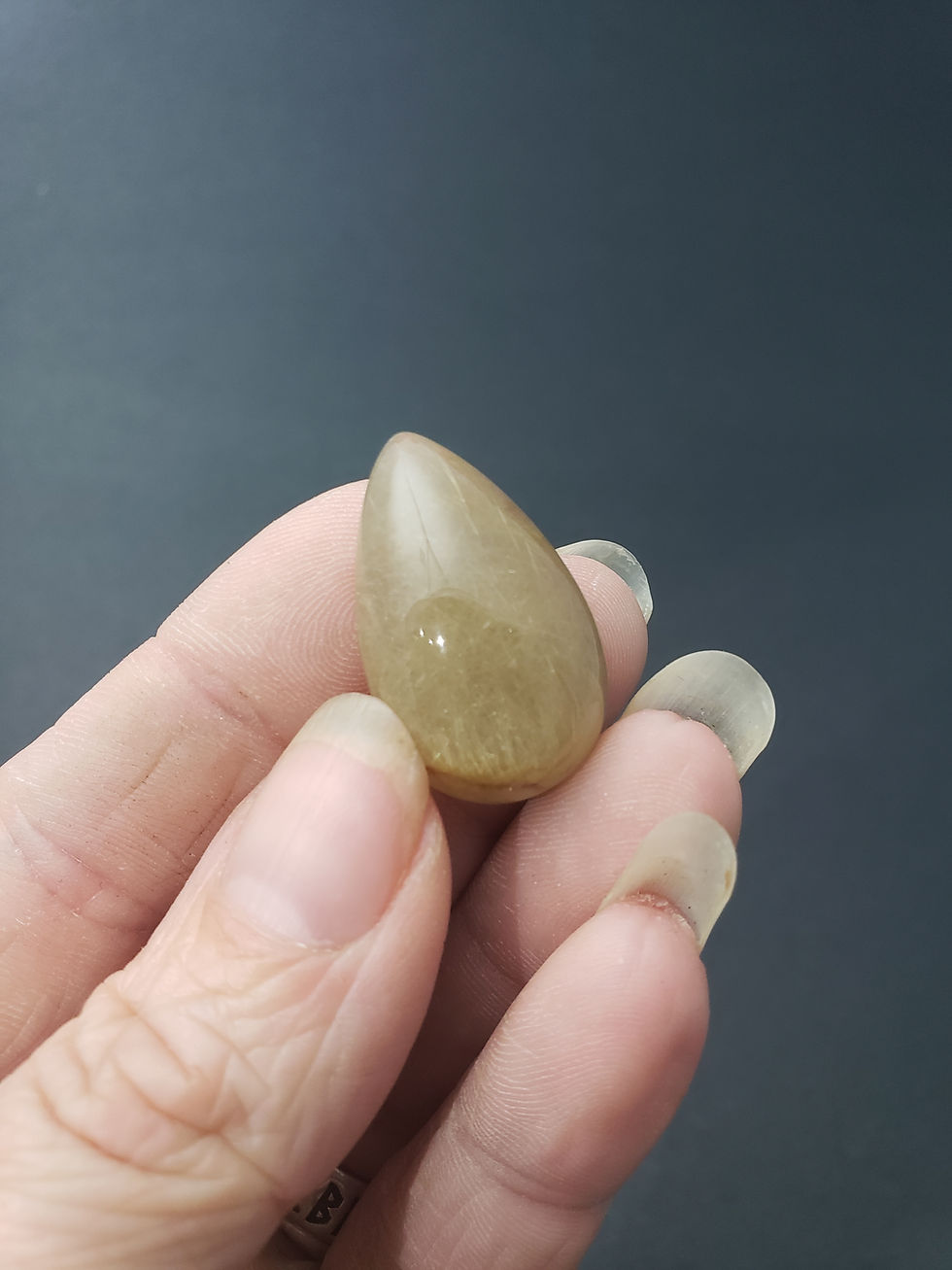 Thumbnail: Rutilated Quartz Cab