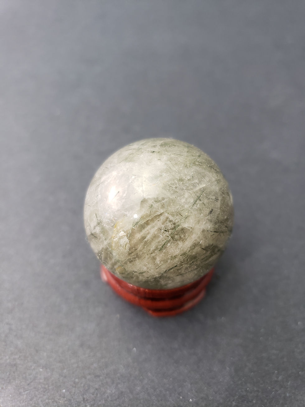 Thumbnail: Green Rutilated Quartz Sphere