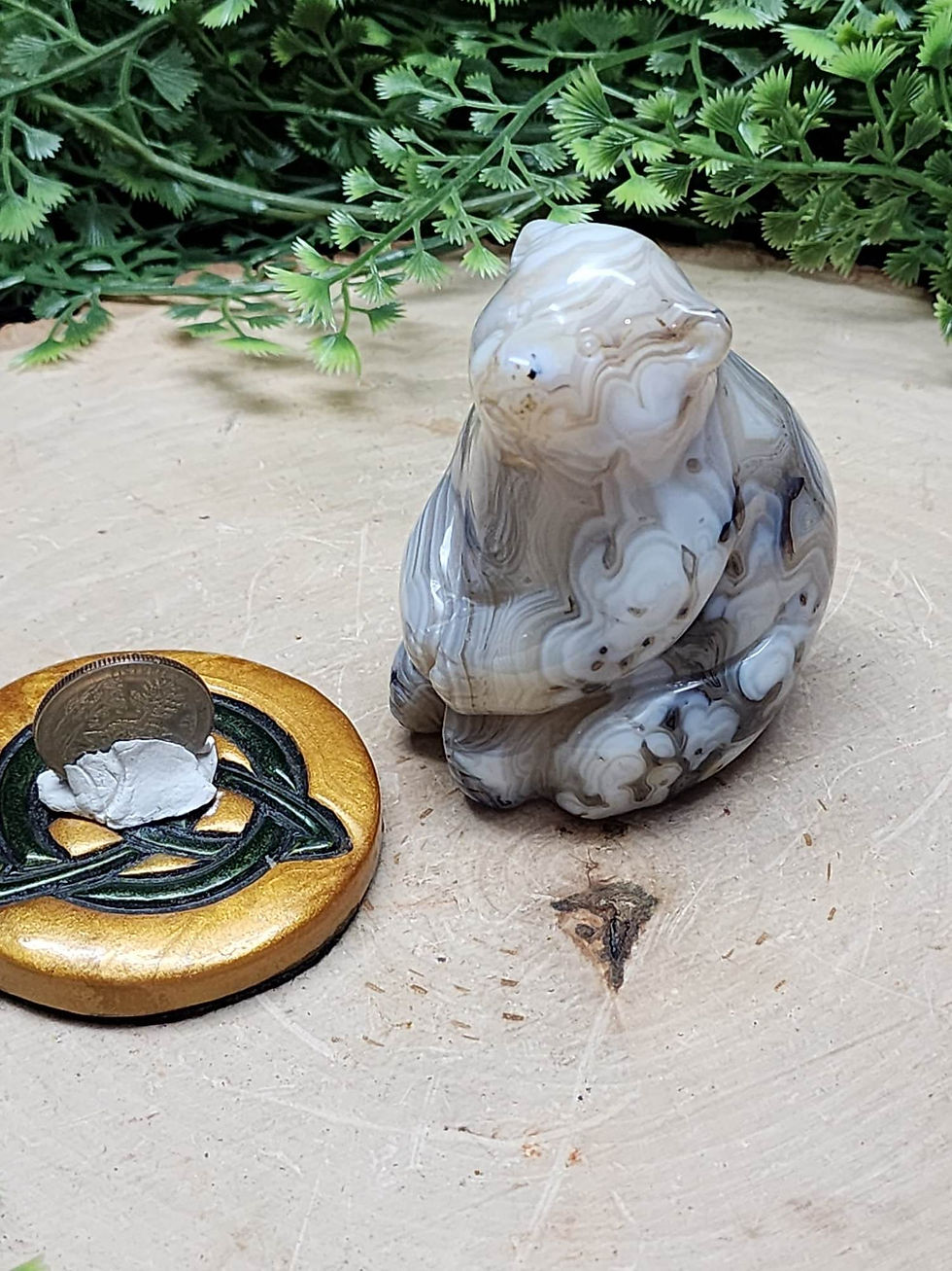 Thumbnail: Dendritic Agate Bear