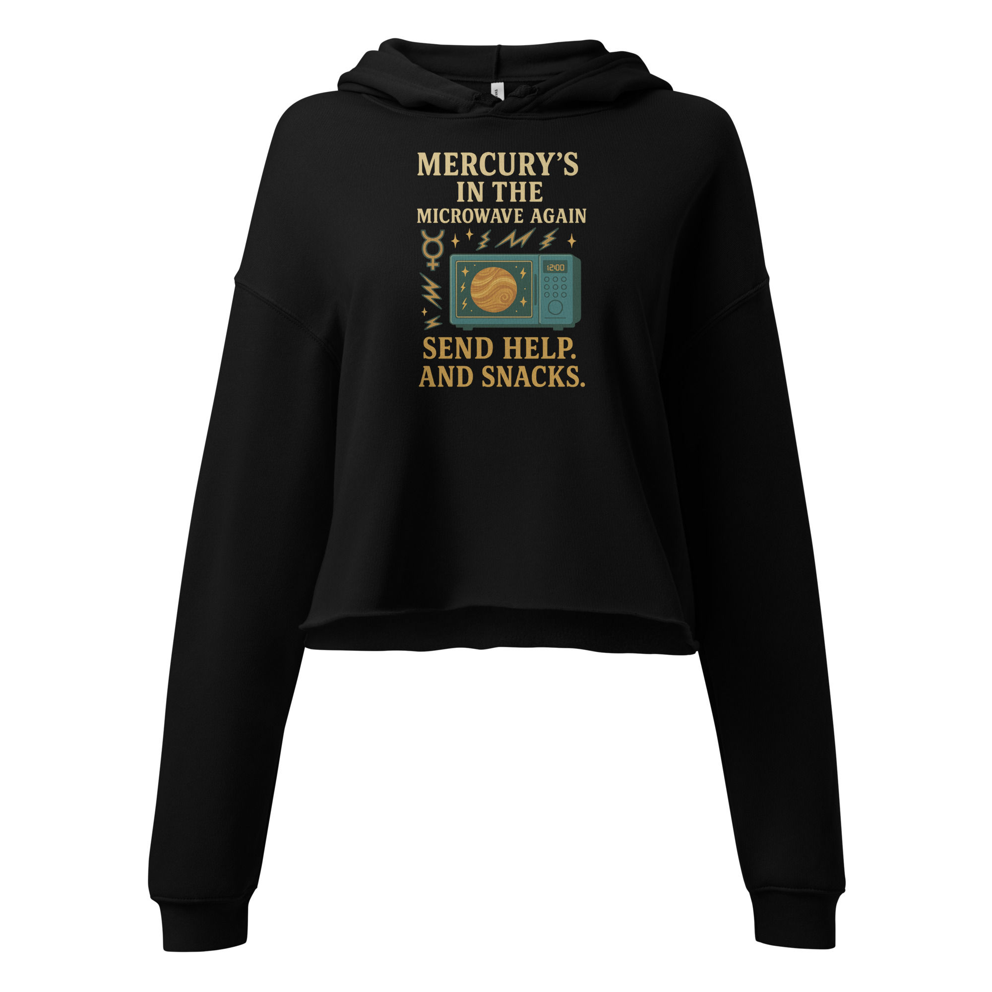 Mercury in the Microwave Crop Hoodie