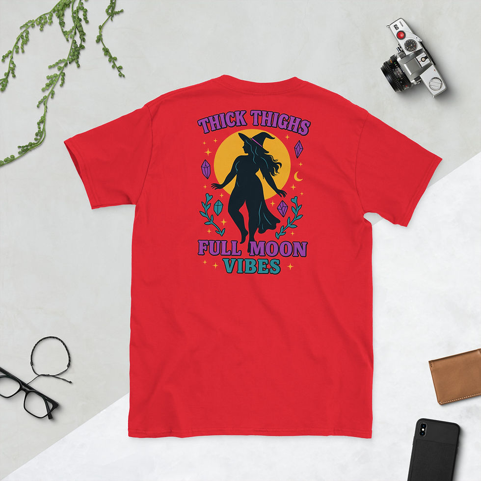 Thumbnail: Full Moon Vibes Short-Sleeve Unisex T-Shirt
