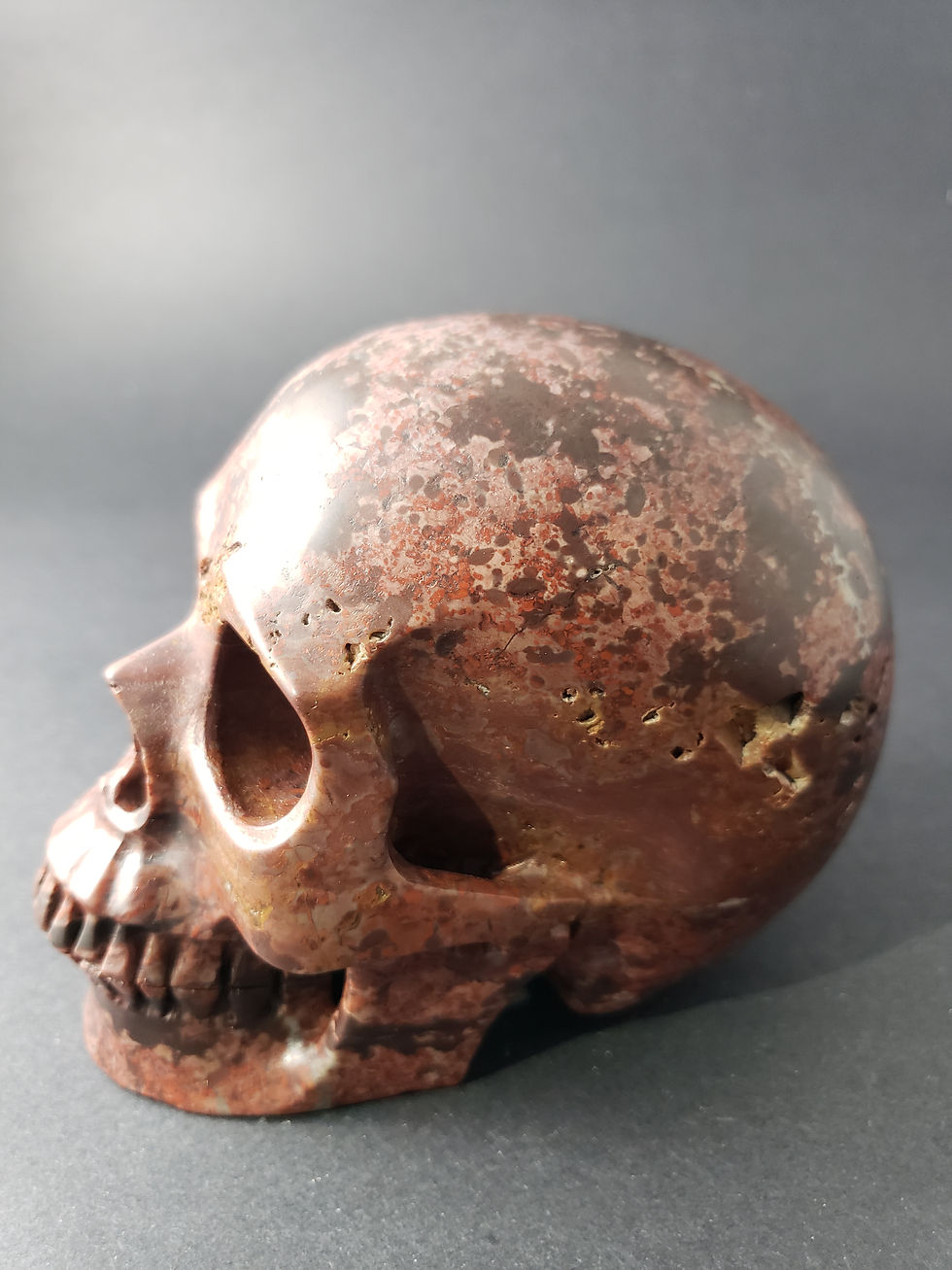 Thumbnail: Leopardskin Jasper Skull