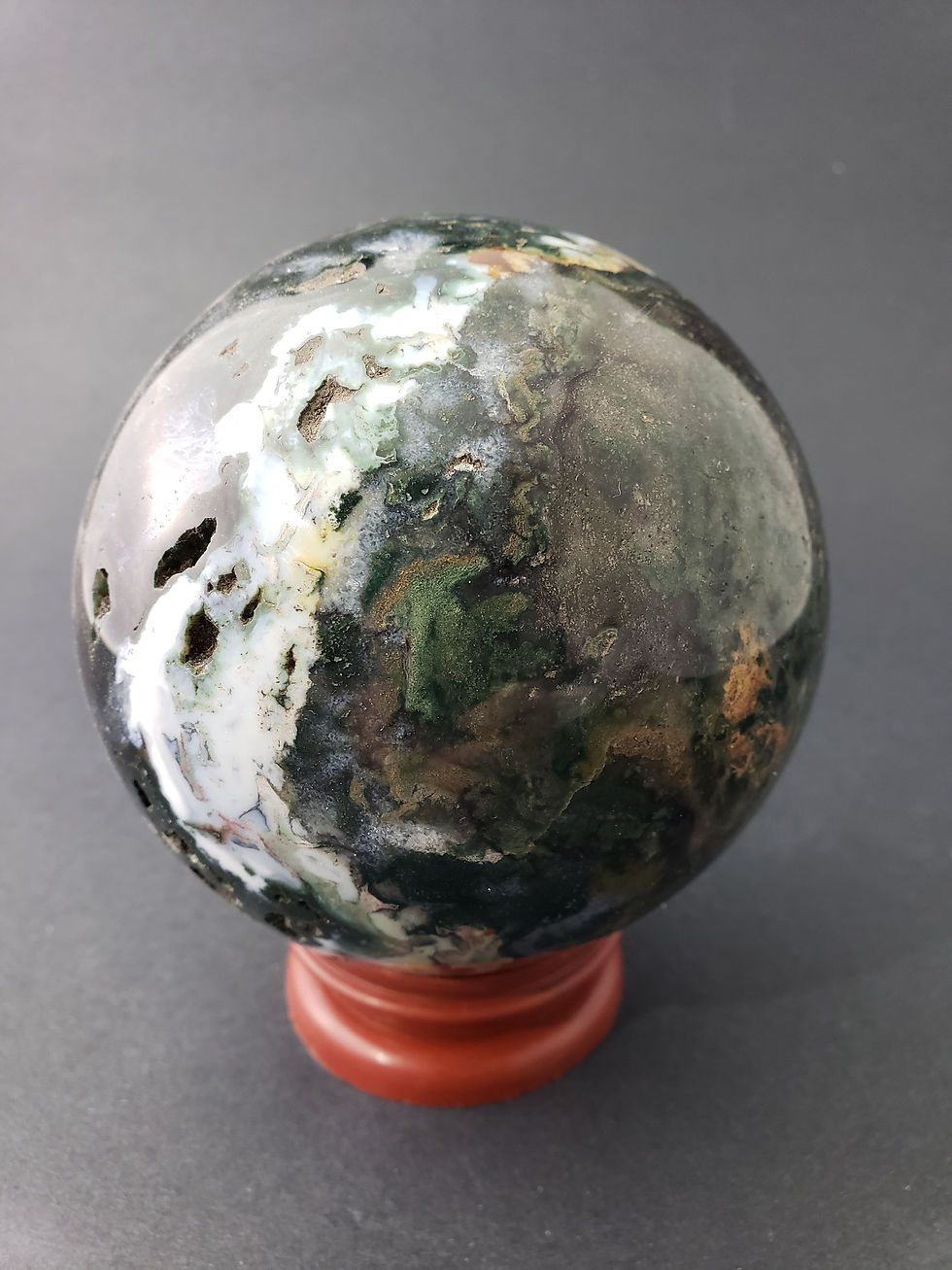 Thumbnail: Moss Agate Sphere