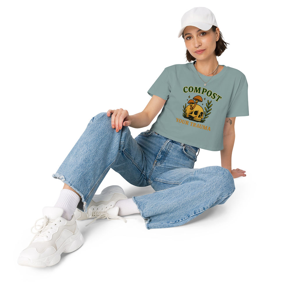 Thumbnail: Compost Your Trauma Women’s Crop Top