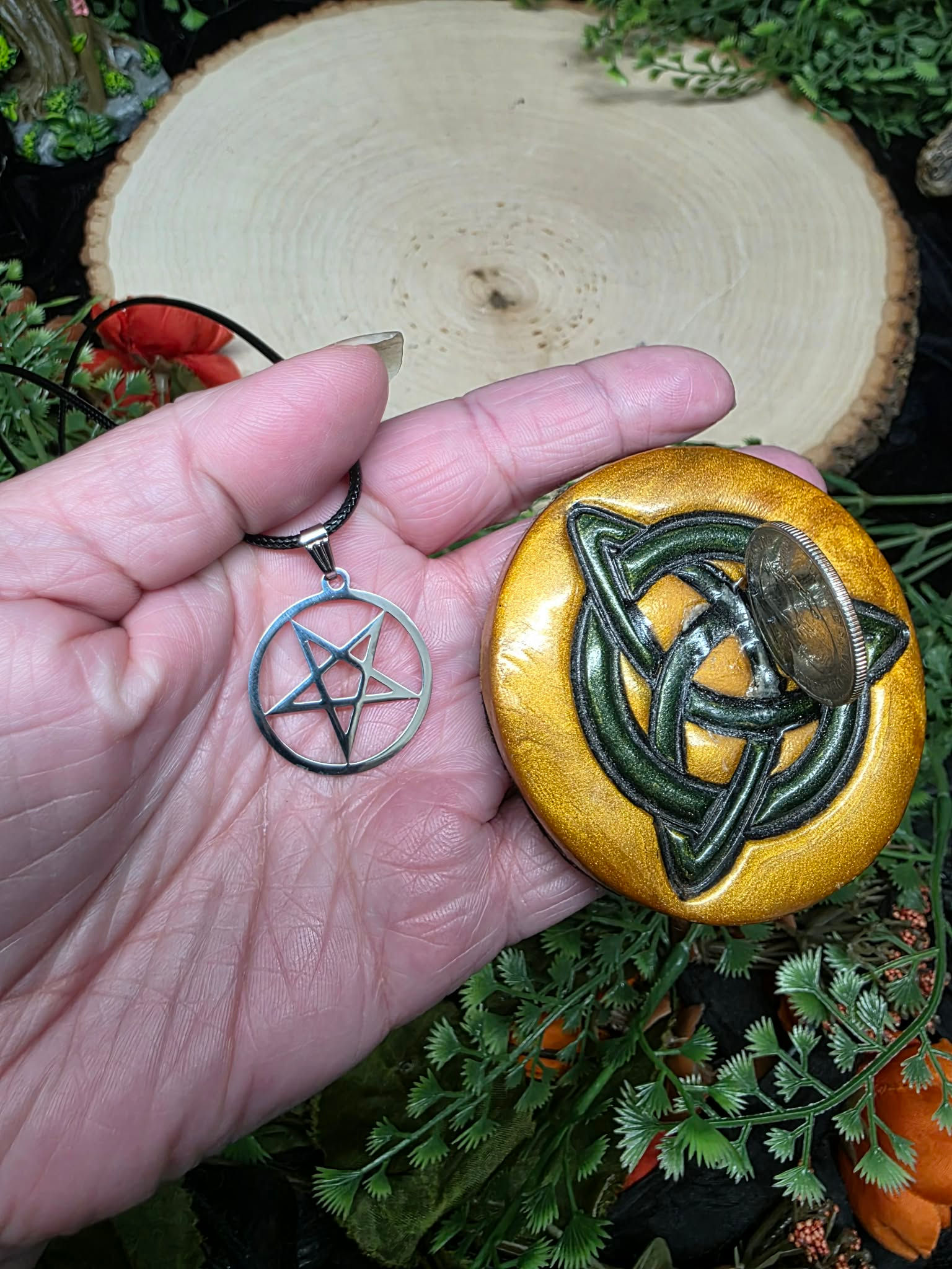 Inverted Pentacle Pendant