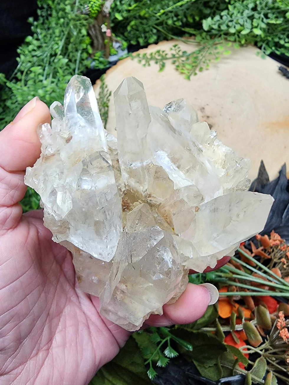 Thumbnail: Quartz Cluster with Black Tourmaline
