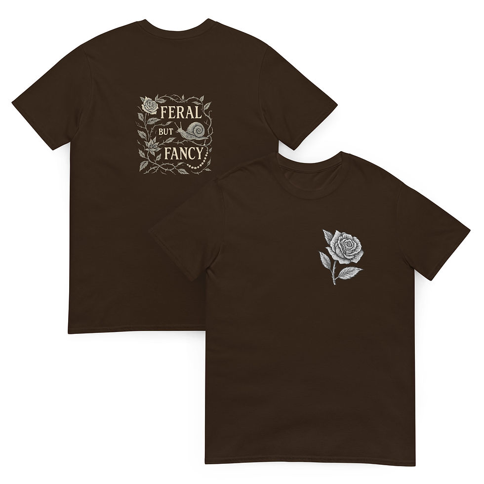 Thumbnail: Feral But Fancy Short-Sleeve Unisex T-Shirt