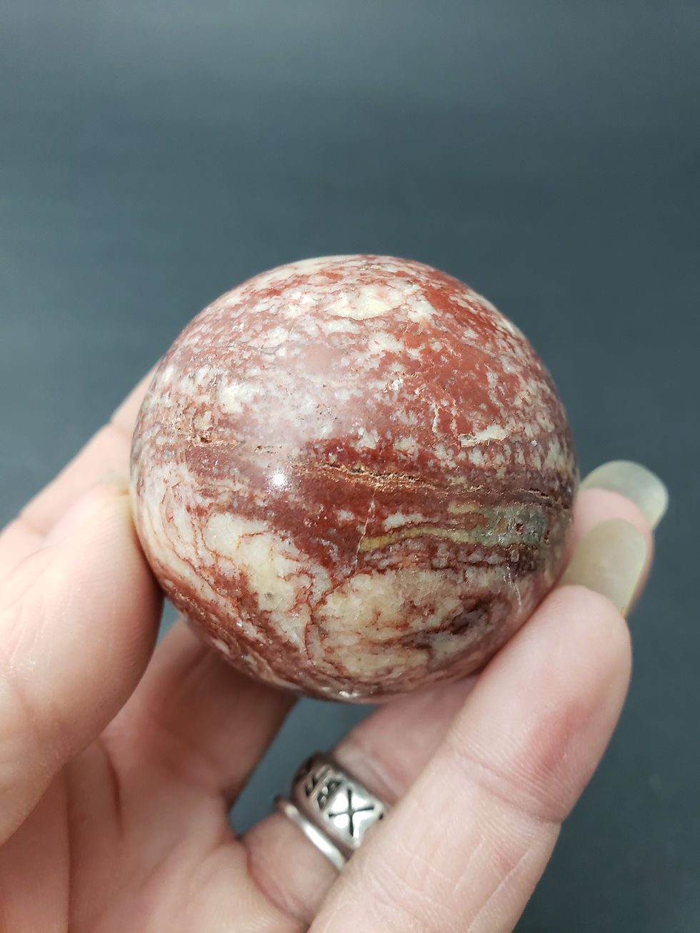 Thumbnail: Banded Jasper Sphere