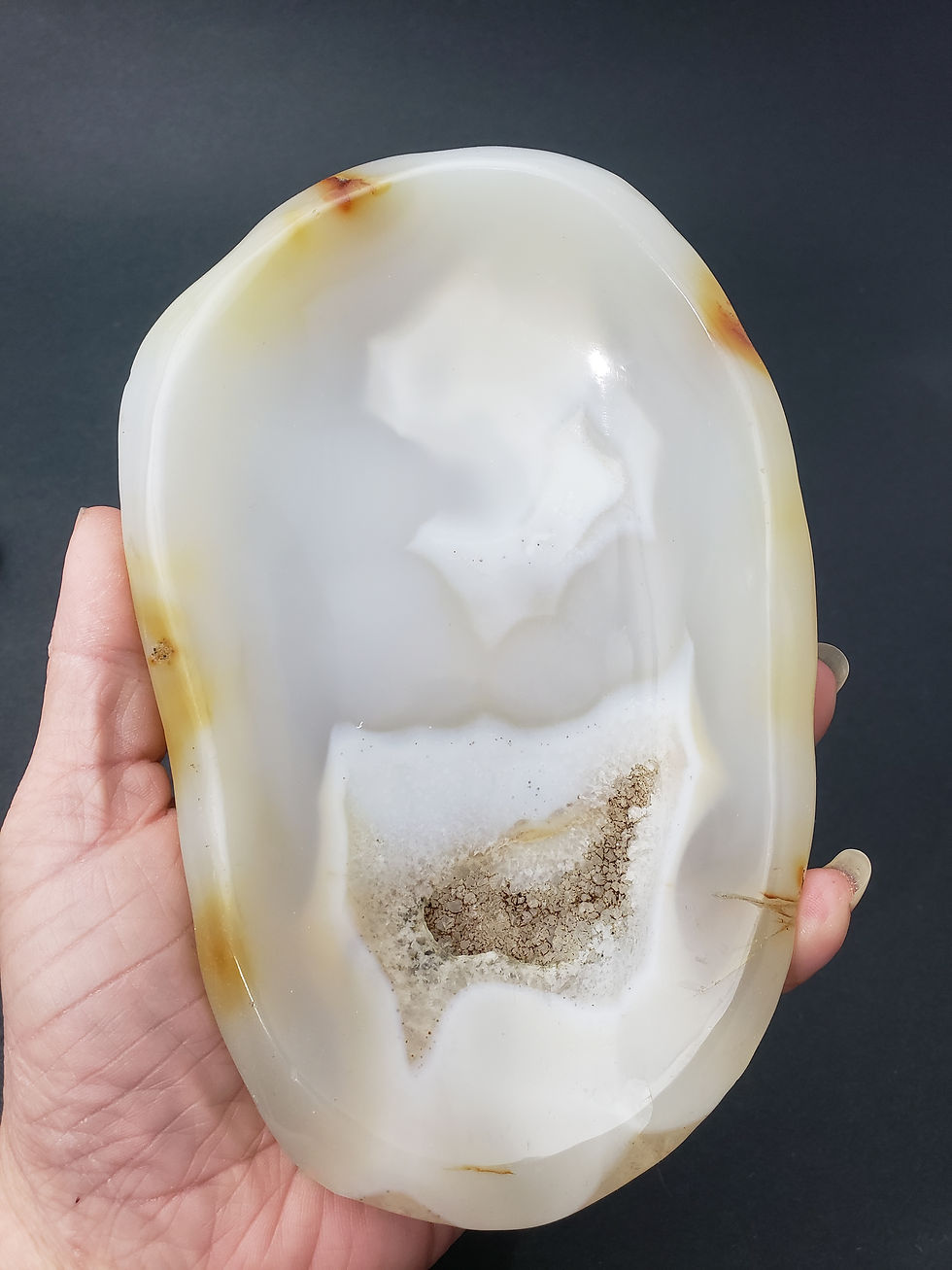 Flower Agate Bowl