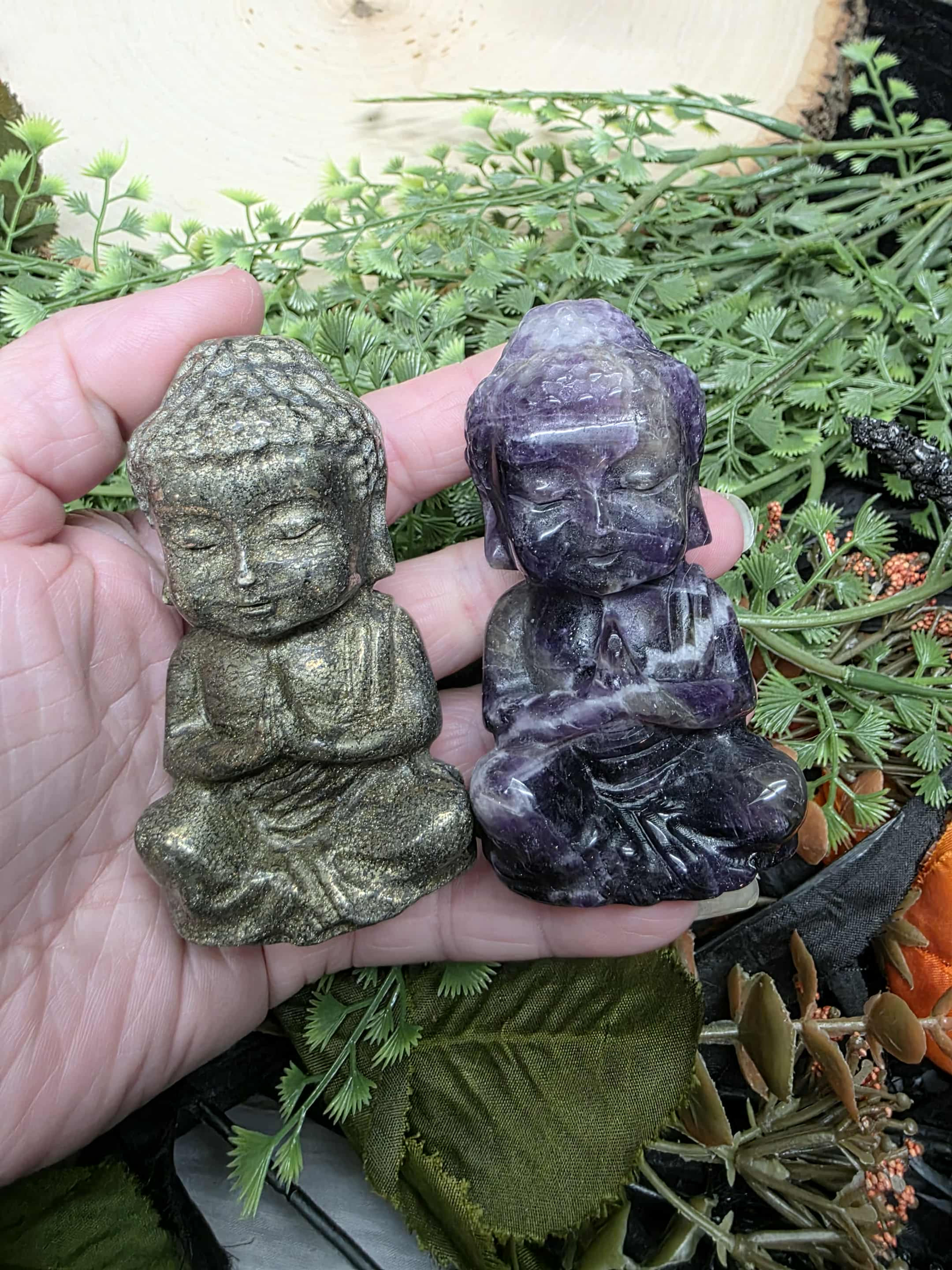Custom Carved Buddha Statues