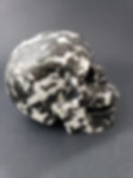 Thumbnail: Zebra Jasper Skull
