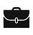"Briefcase icon representing business or work"
