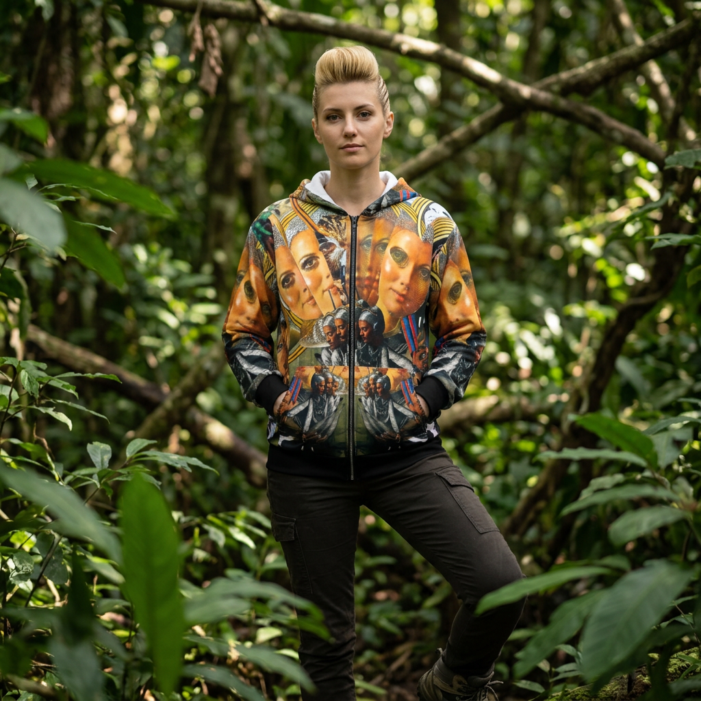 Operation Owlette All-Over Print Graphic Zip Hoodie