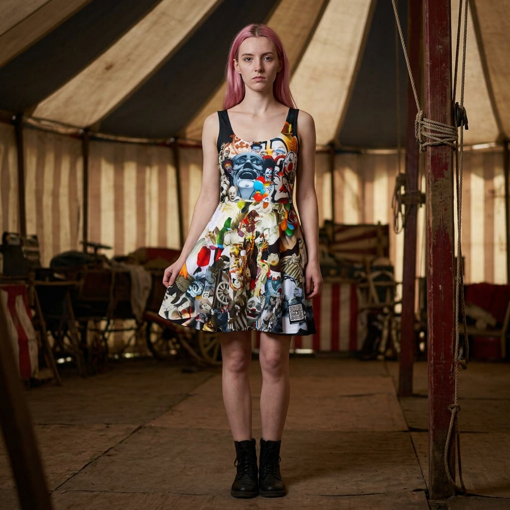 Vaudeville Tragedy Skater Dress