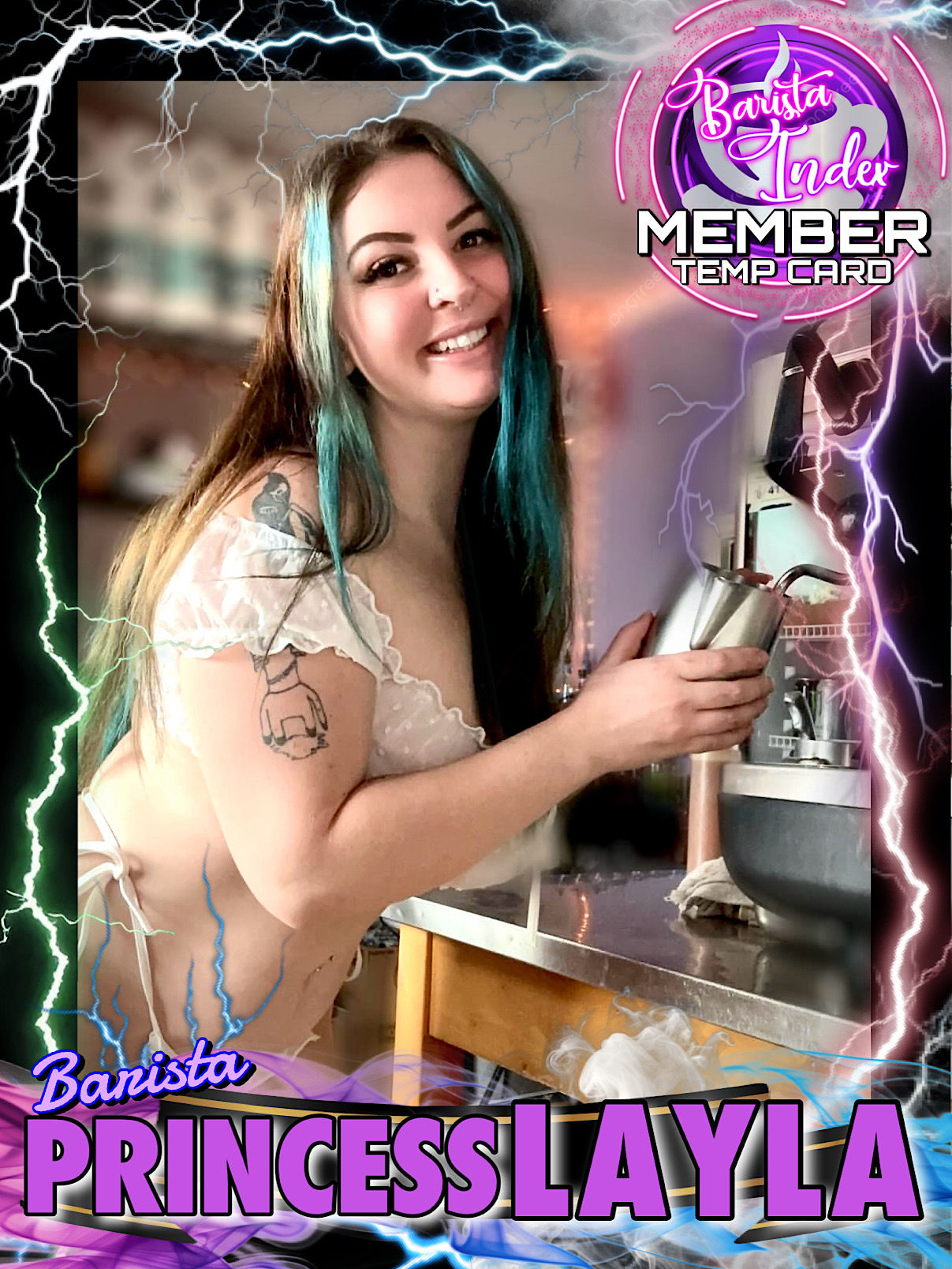 Layla (Princess Layla) the Barista