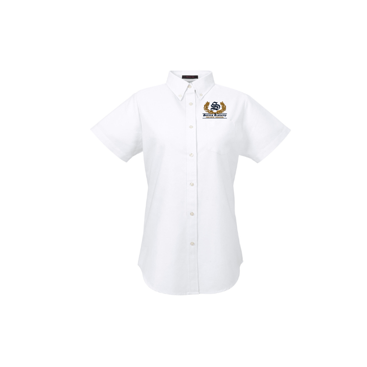 Thumbnail: Ladies  Short Sleeve Oxford Shirt