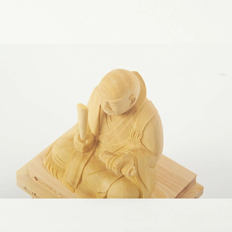 サムネイル： 【日蓮宗 法華宗】本柘植 仏像 日蓮聖人像 1.8寸 2寸 2.5寸 3寸 柘植 ツゲ 木彫り ご本尊 小さい 日蓮 木像仏像 日蓮大菩薩 立正大師 日蓮仏像 