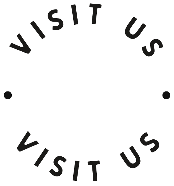 Visit Us circle text