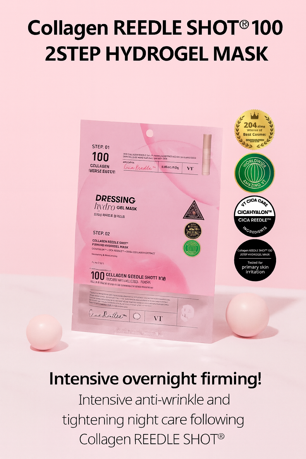 Collagen Reedle Shot 100 2 Step Hydrogel Mask