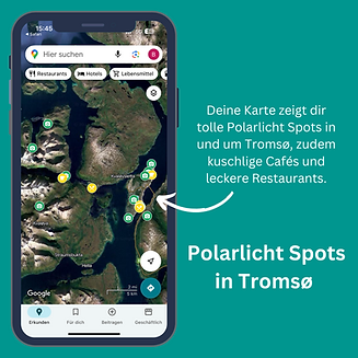Polarlicht Spots Karte - Preview MyMaps