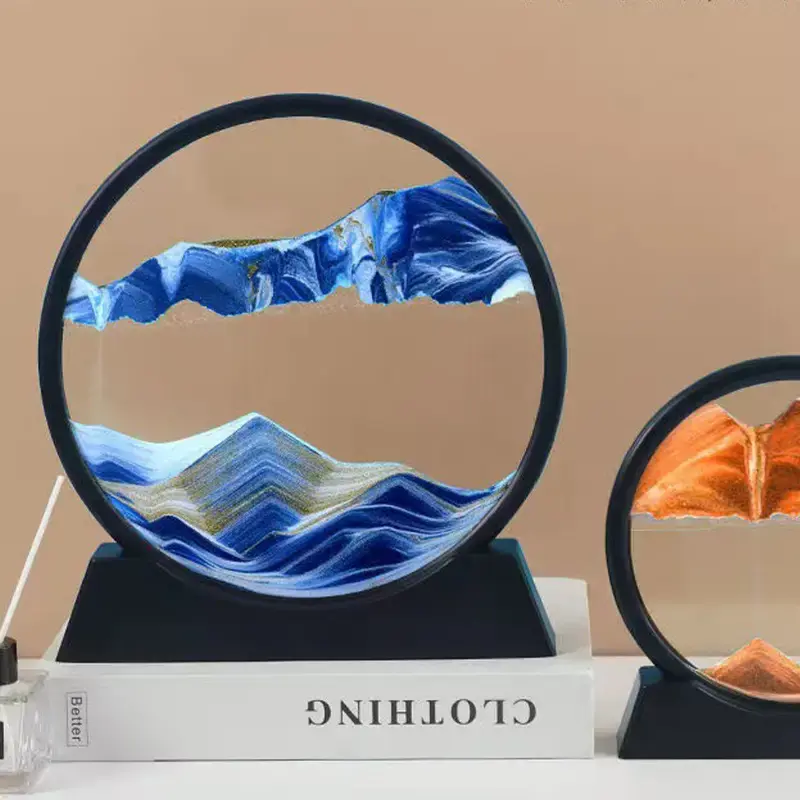 Thumbnail: blue sand flow art