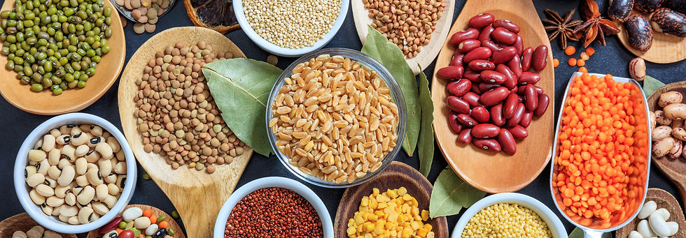 Legumes, peas, lentils