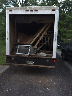 Box truck loaded up