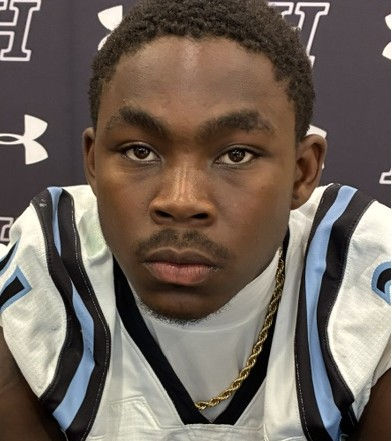 Hough's Jamarion Morrison scored two touchdowns Friday night. (QC Sports Report photo)
