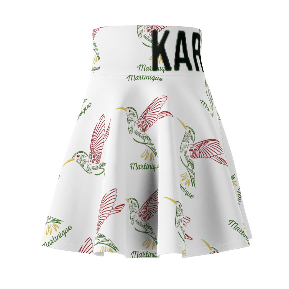 Miniature : Karibaeia Women's Skater Skirt (AOP)