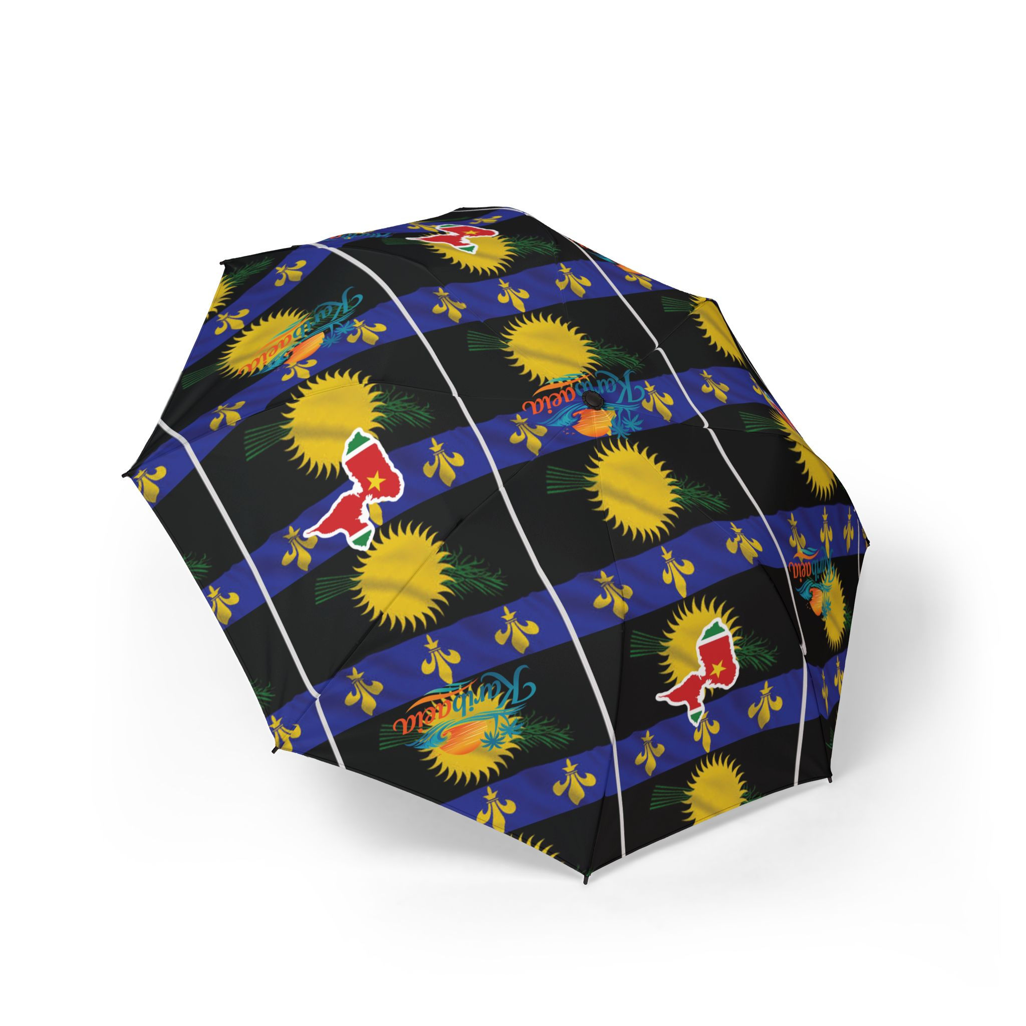 Karibaeia Guadeloupe Semi-Automatic Foldable Umbrella