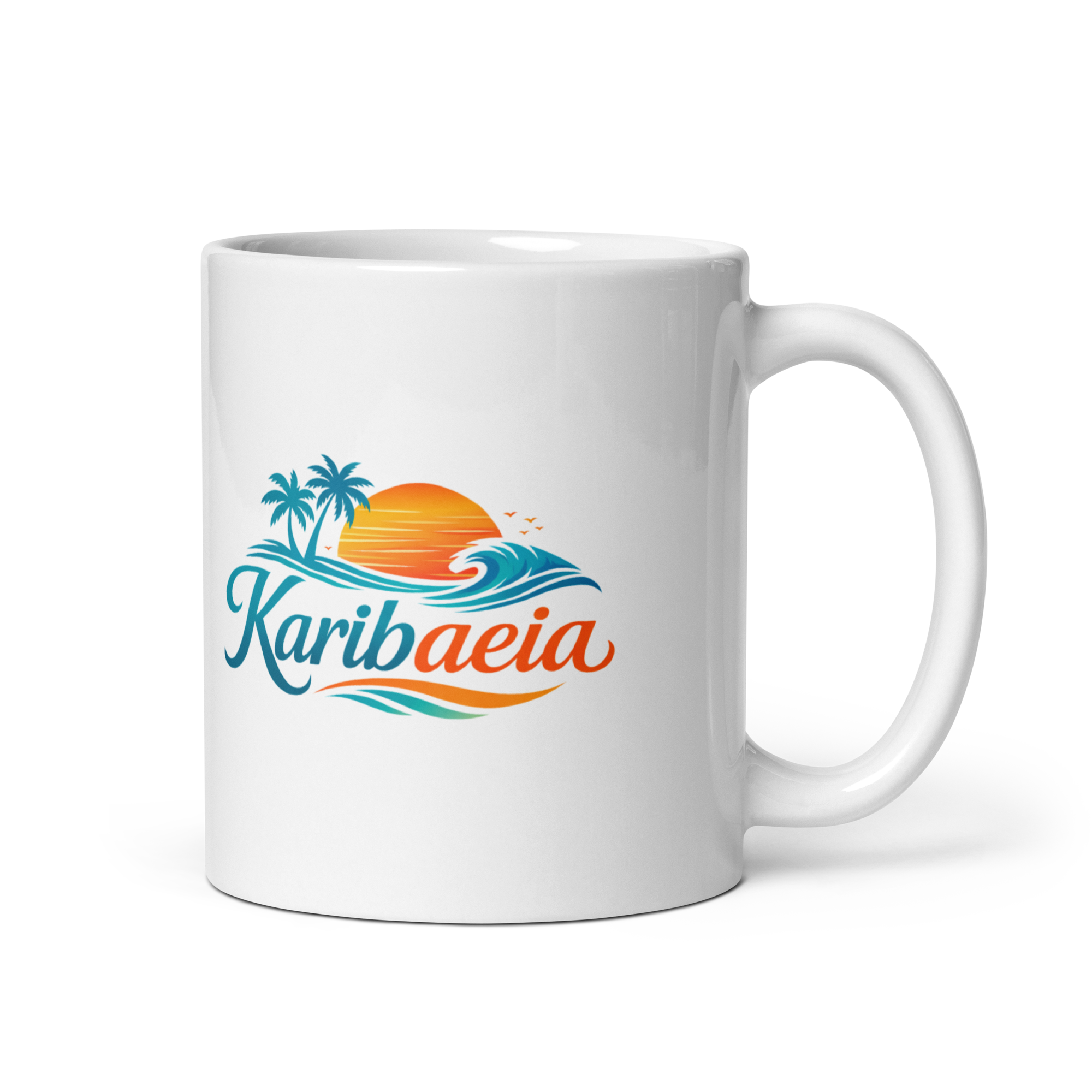 White Glossy Mug