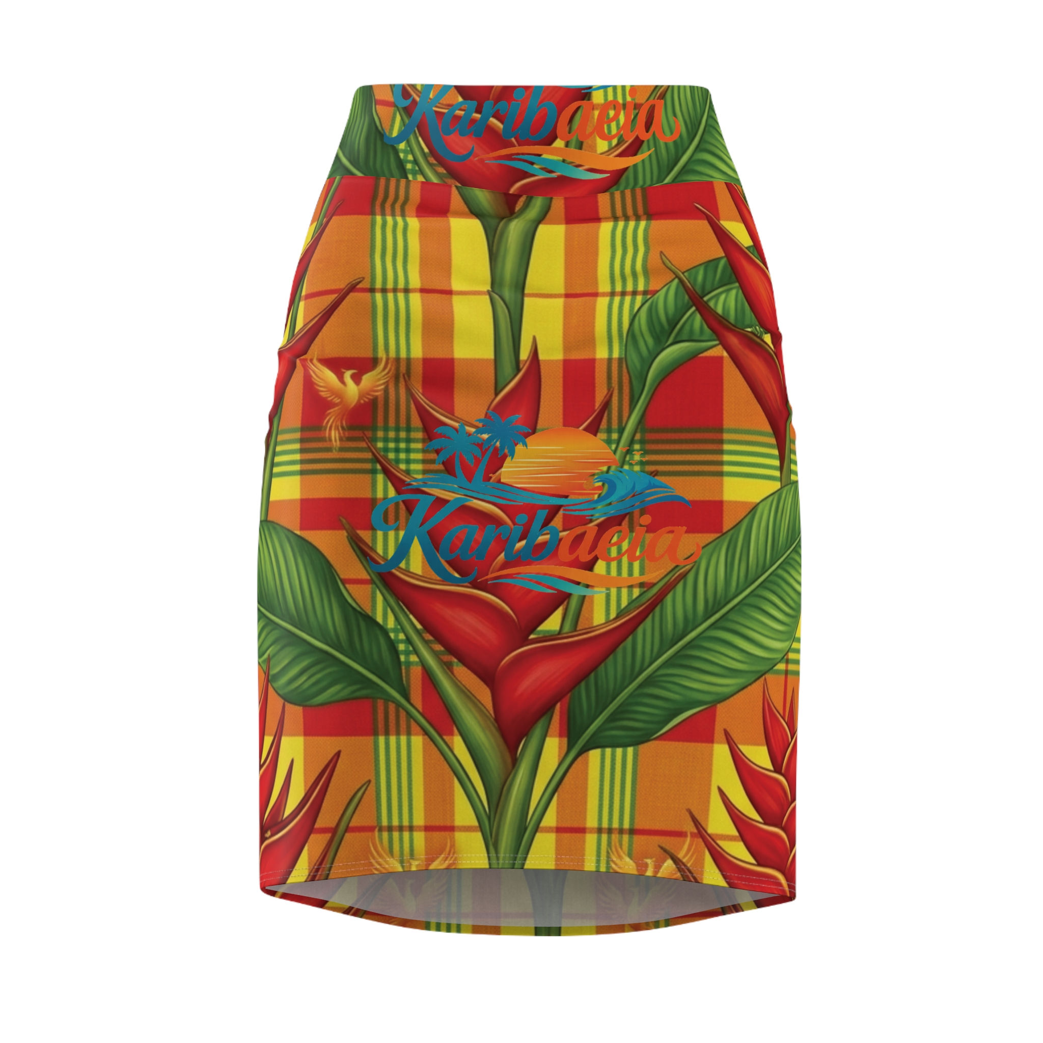 Jupe Karibaeia Tropical Madras hibiscus